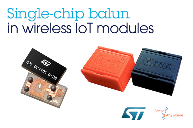  STMicroelectronics empowers wireless modules from SenseAnywhere